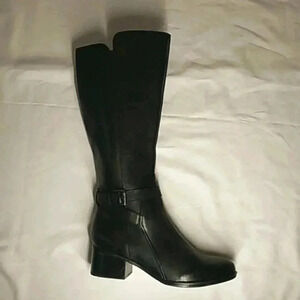 naturalizer leather upper boots